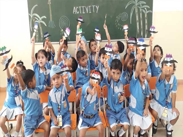 Mask Making 2Sant Nischal Singh Public School, Ladwa